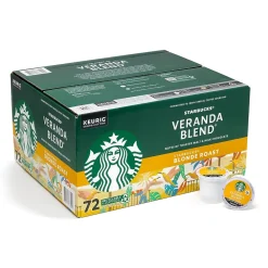 Starbucks Veranda Blend K-Cup Pods, Light Roast, 72/Box (220-02161)