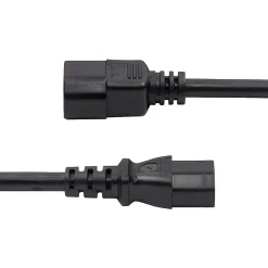 StarTech 6' C14 to C13 Power Cable, male to Female, Black (8714-6600-POWER-CORD)