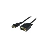 StarTech 6' DisplayPort to VGA Adapter Converter Cable, Black (DP2VGAMM6B)