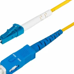 StarTech 6.56' LC Network to LC Network Networking Cable, Male, Yellow (SPSMLCSCOS22M)