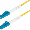 StarTech 6.56' LC Network to LC Network Networking Cable, Male, Yellow (SPSMLCLCOS22M)