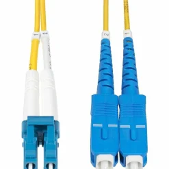 StarTech 65.6' LC Network to SC Network Networking Cable, Male, Yellow (SMLCSCOS220M)