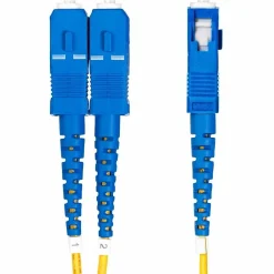 StarTech 16.4' LC Network to SC Network Networking Cable, Male, Yellow (SMLCSCOS25M)