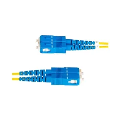 StarTech 16.4' LC Network to SC Network Networking Cable, Male, Yellow (SMLCSCOS25M)