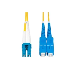 StarTech 49' LC Network to SC Network Networking Cable, Male, Yellow (SMLCSCOS215M)