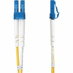StarTech 26.2' LC to LC Networking Cable, Male to Male, Yellow (SMDOS2LCLC8M)