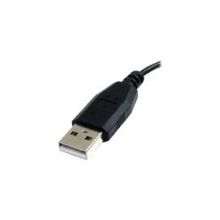 StarTech 6' Left Angle USB A To USB Micro B USB Cable, Black (UUSBHAUB6LA)