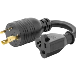 StarTech 6' NEMA L5-20P to NEMA 5-20R Power Cord, Male to Female, Black (K31D-2U00-POWER-CORD)