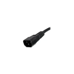 StarTech ® 12' NEMA5-15P To IEC 60320 C13 Standard Computer Power Cord, Black