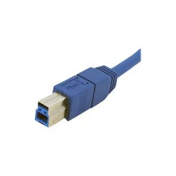 StarTech ® 1' Superspeed A To B Male/Male USB 3.0 Cable, Blue