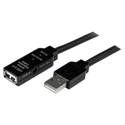 StarTech 16.4' USB 2.0 Male to Female Extension Cable, Black