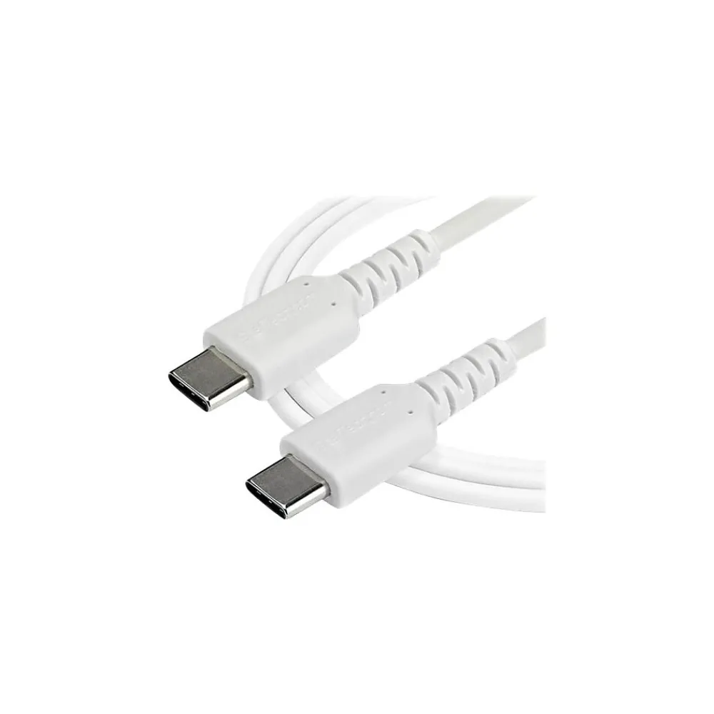 StarTech 6.56' USB C Male/C Male, White (RUSB2CC2MW)