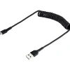 StarTech 20" USB-A to Lightning Cable, Male to Male, Black (RUSB2ALT50CMBC)