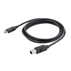 StarTech 6' USB-C to USB-B Printer Cable, Male to Male, Black (USB2CB2M)