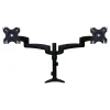 Discount StarTech Dual Monitor Arm Monitor Arm, Up to 24" Monitor, Black (ARMDUAL)