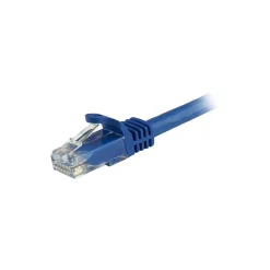 StarTech 6in Blue Cat6 Patch Cable with Snagless RJ45 Connectors, Short Ethernet Cable, 6 inch Cat 6 UTP Cable