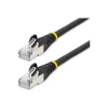 StarTech Low Smoke Zero Halogen 10' RJ45 to RJ45 Networking Cable, Male to Male, Black (NLBK-10F-CAT6A-PATCH)
