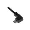 1m 3 ft Left Angle Micro-USB Charge-and-Sync Cable M/M, USB 2.0 A to Micro-USB - 28/24 AWG<StarTech New