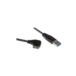 StarTech 0.5m 20" Slim Micro USB 3.0 Cable - M/M - USB 3.0 A to Right-Angle Micro USB - USB 3.1 Gen 1 (5 Gbps)