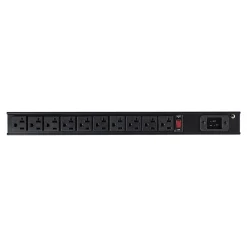 StarTech 10-Outlet Power Strip, 8', Black (RKPW101920)