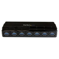 StarTech 7-Port USB 3.0 Hub, Black (ST7300USB3B)