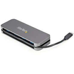 StarTech 4-Port USB-A 3.2 Hub, Gray (HB30CM4AB)