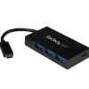 StarTech 4-Port USB-C Hub, Black (HB30C3A1CFB)