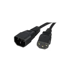 StarTech SJT Computer Power Extension Cord, 14 AWG, 10 ft (L)