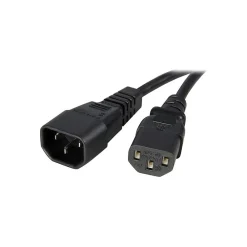 StarTech SJT Computer Power Extension Cord, 14 AWG, 10 ft (L)