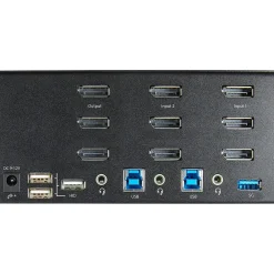 New StarTech SV231TDPU34K DisplayPort KVM Desktop Switch