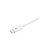StarTech Thunderbolt 3 Cable, 0.5m / 1 ft, White, 4K 60Hz, 40Gbps, Passive, Thunderbolt Cable, USB Type C Charger