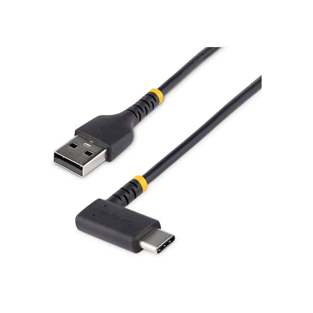 USB-A to USB-C Charging Cable Right Angle, 1ft, Black (R2ACR-30C-USB-CABLE)<StarTech Online