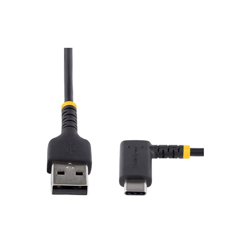 USB-A to USB-C Charging Cable Right Angle, 1ft, Black (R2ACR-30C-USB-CABLE)<StarTech Online
