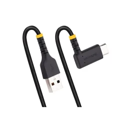 USB-A to USB-C Charging Cable Right Angle, 1ft, Black (R2ACR-30C-USB-CABLE)<StarTech Online