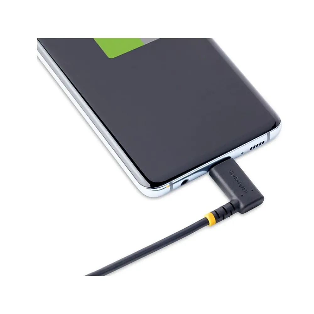 USB-A to USB-C Charging Cable Right Angle, 1ft, Black (R2ACR-30C-USB-CABLE)<StarTech Online