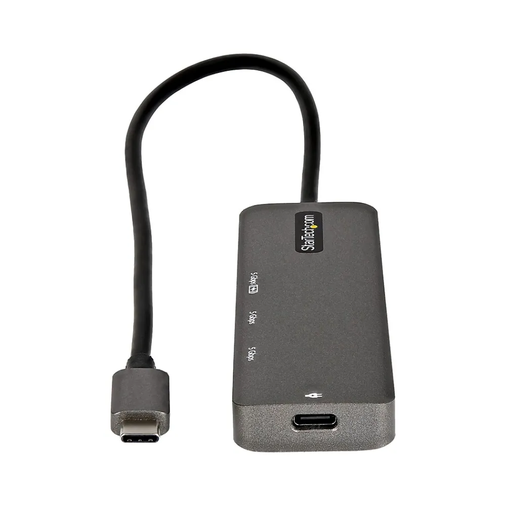 StarTech USB-C Multiport Adapter, Black/Gray (DKT30CHPD3)