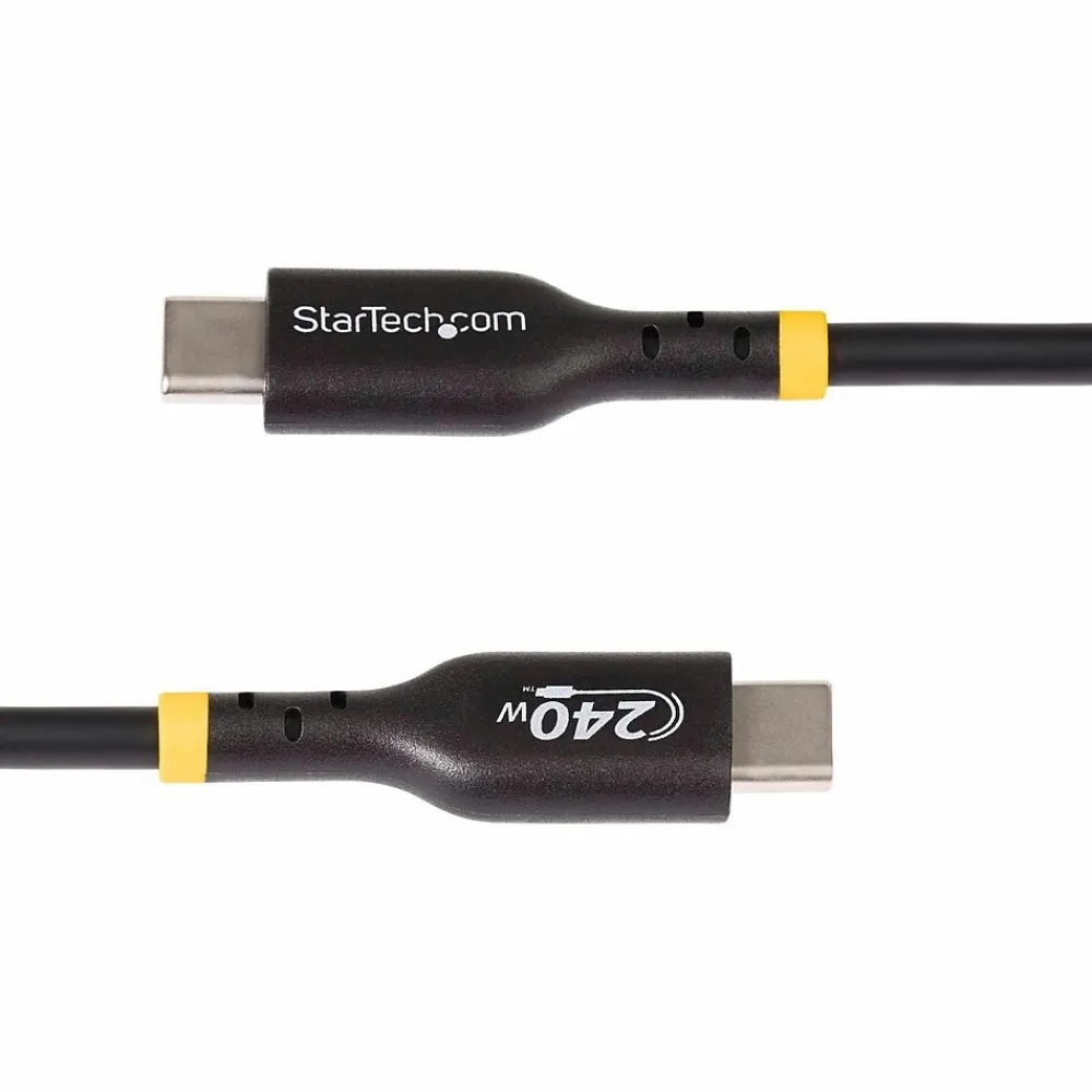 USB-C to USB-C Charging Cable, 6 ft., Black (USB2EPR6F)<StarTech New