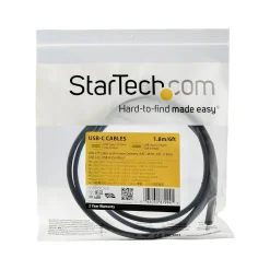 StarTech USB315C5C6 6' USB-C Cable, Black