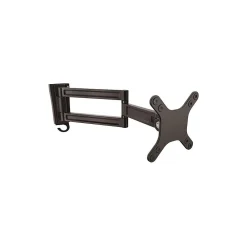 New StarTech Wall Mount Monitor Arm, Dual Swivel, Up to 27", Black (ARMWALLDS)