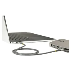 StarTech .com 3.3' Display Port Cable, Gray/Black (USB31CCV1M)