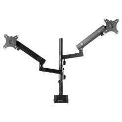 Online StarTech .com Adjustable Dual Mounting Kit, Up to 32" Monitor, Black (ARMDUALPIVOT)