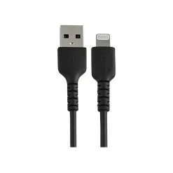 .com Lightning USB Cable for iPhone/iPad/iPod Touch, Black (RUSBLTMM30CMB)<StarTech Sale