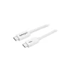 StarTech .com 2m Thunderbolt 3 Cable, 20Gbps, White, Thunderbolt / USB-C / DisplayPort Compatible, Thunderbolt 3 USB-C Cable