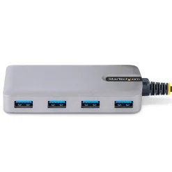 StarTech .com 4-Port USB 3.0 5Gbps Hub, Space Gray (5G4AB-USB-A-HUB)