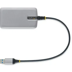 StarTech .com 4-Port USB 3.0 5Gbps Hub, Space Gray (5G4AB-USB-A-HUB)
