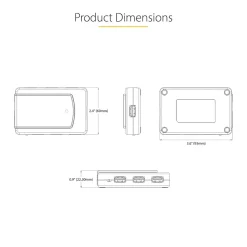 StarTech .com 7-Port USB 3.0 5Gbps Hub, Black (5G7AS-USB-A-HUB)