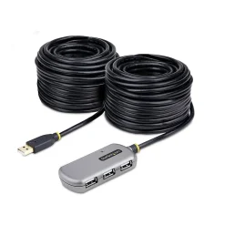 StarTech .com 4-Port USB Extender Hub, Silver & Black (U02442-USB-EXTENDER)