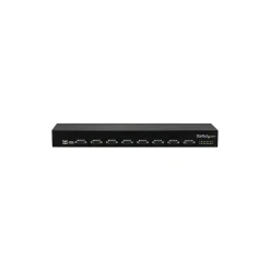 StarTech .com 8-Port USB to Serial Adapter Hub, USB to RS232 Port Adapter with Daisy Chain, Rackmount (ICUSB23208FD)