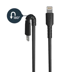 .com USB-A to Lightning Charging Cable, 3ft., Black (RUSBLTMM1MB)<StarTech Hot