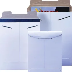Best SI Products StayFlat White Mailers, 12-3/4" x 15", 100/Case